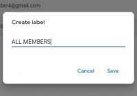 Gmail Group Creation